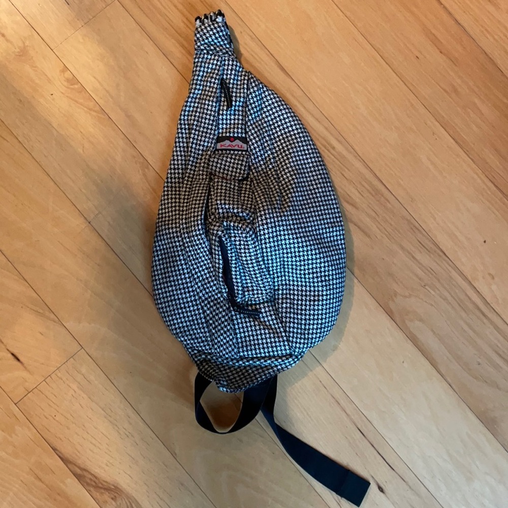 Kavu Limited Edition Houndstooth Rope Series Bag